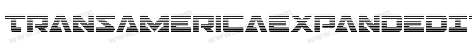TransAmericaExpandedItalic-dDpZ字体转换