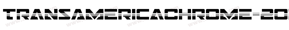 TransAmericaChrome-2oeo字体转换