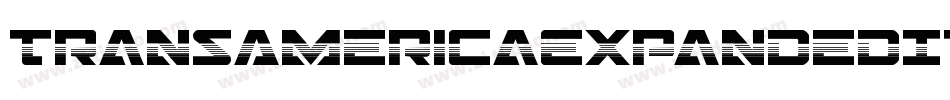 TransAmericaExpandedItalic-dDpZ字体转换