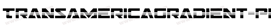 TransAmericaGradient-Pwp7字体转换