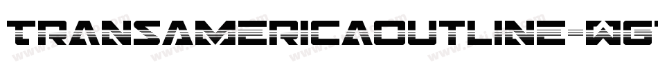TransAmericaOutline-Wg1Y字体转换 TransAmericaOutline-Wg1Y字体转换