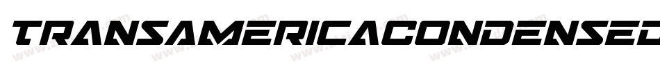 TransAmericaCondensed-w7M6字体转换 TransAmericaCondensed-w7M6字体转换