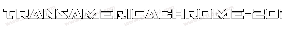 TransAmericaChrome-2oeo字体转换
