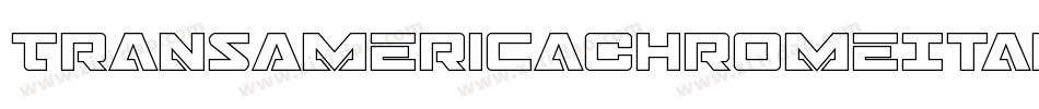TransAmericaChromeItalic-vwr9字体转换 TransAmericaChromeItalic-vwr9字体转换