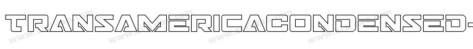 TransAmericaCondensed-w7M6字体转换 TransAmericaCondensed-w7M6字体转换