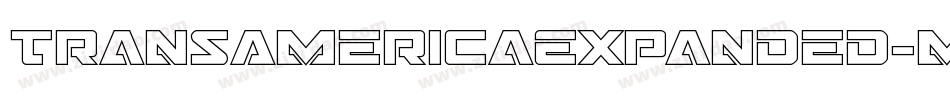 TransAmericaExpanded-m955字体转换