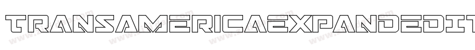 TransAmericaExpandedItalic-dDpZ字体转换