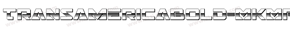 TransAmericaBold-MKMP字体转换