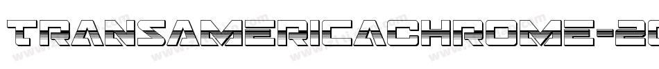 TransAmericaChrome-2oeo字体转换