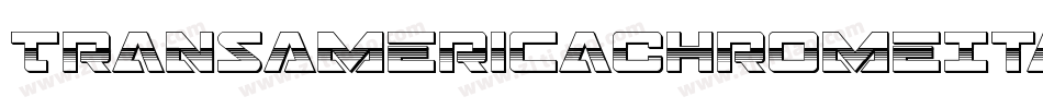 TransAmericaChromeItalic-vwr9字体转换 TransAmericaChromeItalic-vwr9字体转换