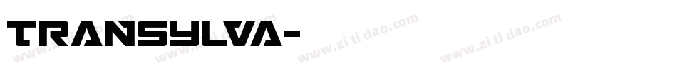 TRANSYLVA字体转换