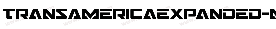 TransAmericaExpanded-m955字体转换