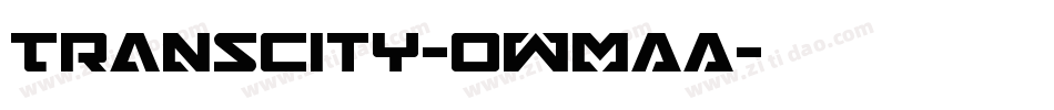 Transcity-owMAA字体转换