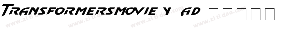 TransformersMovie-y9Ad字体转换 TransformersMovie-y9Ad字体转换