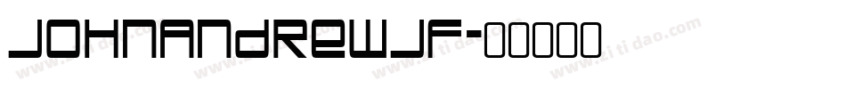 JohnAndrewJF字体转换