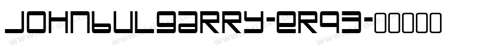 JohnBulgarry-eRq3字体转换
