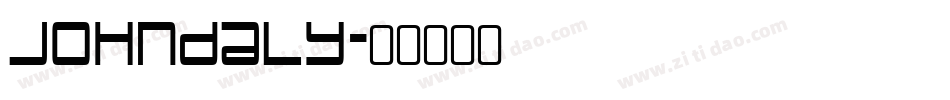 JohnDaly字体转换