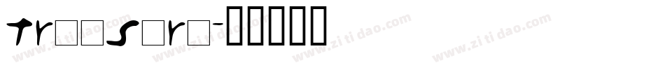 treasure字体转换
