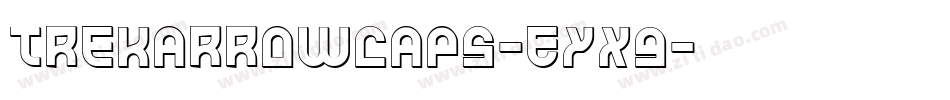 TrekArrowcaps-EYX9字体转换