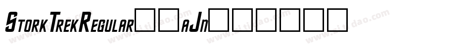 StorkTrekRegular-9aJn字体转换