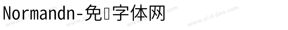Normandn字体转换