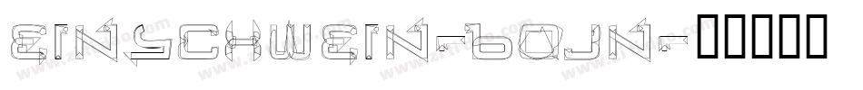 EinSchwein-B0jn字体转换