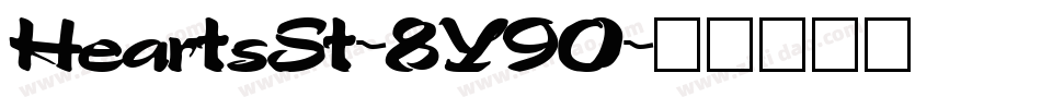 HeartsSt-8Y90字体转换