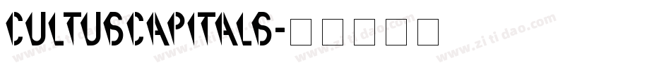 CultusCapitals字体转换