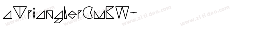 aTrianglerCmBW字体转换