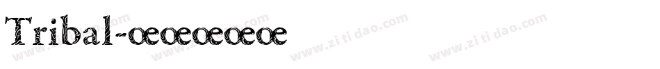 Tribal字体转换