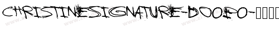 ChristineSignature-DO0P0字体转换