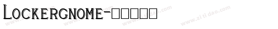 Lockergnome字体转换