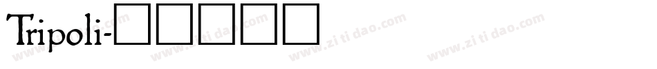 Tripoli字体转换