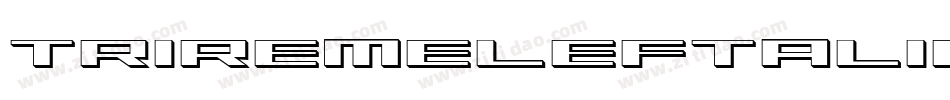 TriremeLeftalic-B42G字体转换