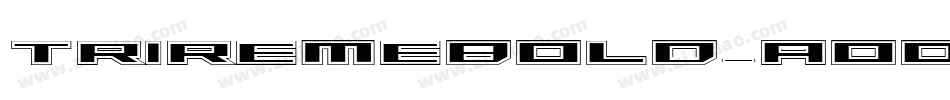 TriremeBold-AoO2字体转换
