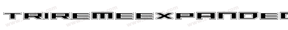 TriremeExpandedBoldItalic-6KPo字体转换 TriremeExpandedBoldItalic-6KPo字体转换