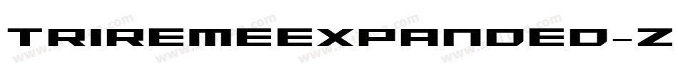 TriremeExpanded-zKWa字体转换