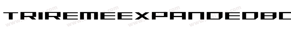 TriremeExpandedBoldItalic-6KPo字体转换 TriremeExpandedBoldItalic-6KPo字体转换