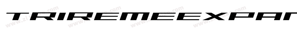 TriremeExpandedBold-5MdL字体转换