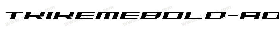 TriremeBold-AoO2字体转换
