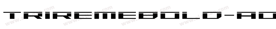 TriremeBold-AoO2字体转换