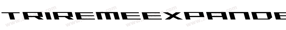 TriremeExpandedBoldItalic-6KPo字体转换 TriremeExpandedBoldItalic-6KPo字体转换