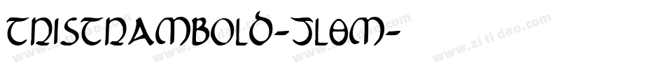 TristramBold-JL8m字体转换