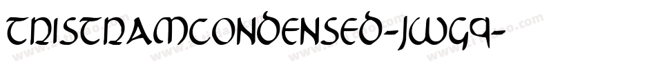 TristramCondensed-jwG9字体转换