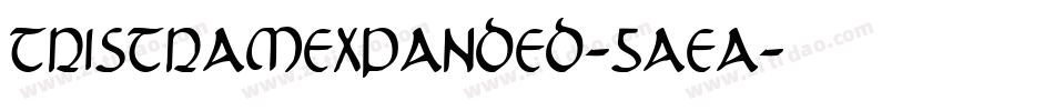 TristramExpanded-5AEa字体转换