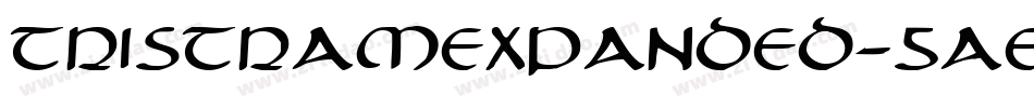 TristramExpanded-5AEa字体转换