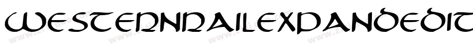 WesternRailExpandedItalic-w1Bo8字体转换