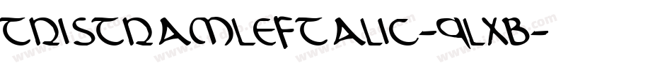 TristramLeftalic-9lxB字体转换