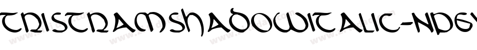 TristramShadowItalic-nP6Y字体转换