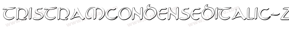 TristramCondensedItalic-zZvX字体转换